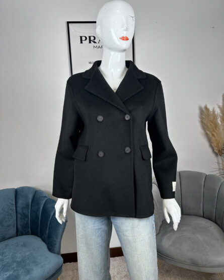 Cappotto handmade corto 001 | nero