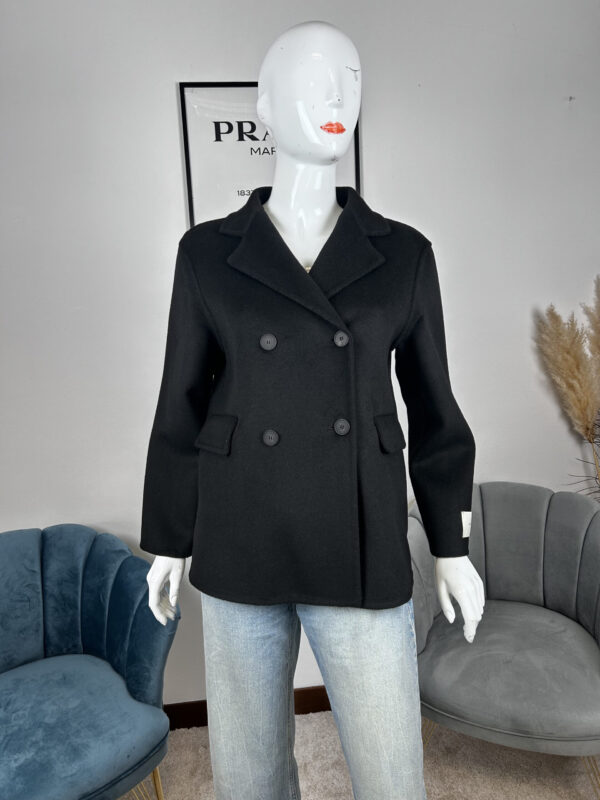 Cappotto handmade corto 001 | nero