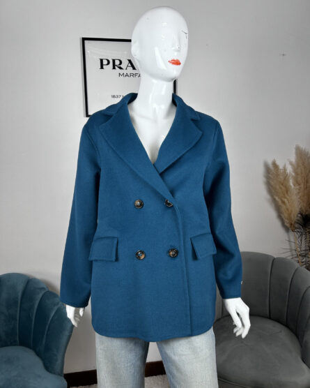 Cappotto Handmade corto 001 | blu