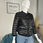 Piumino leggero da donna nero