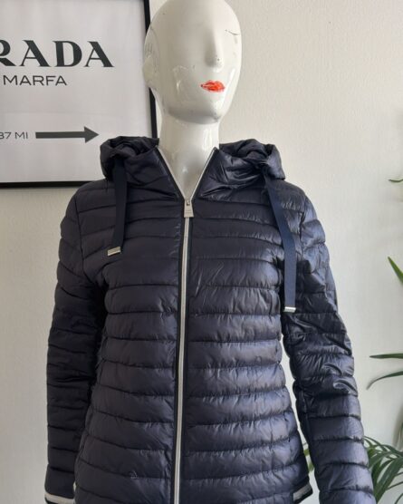 Piumino leggero da donna blu