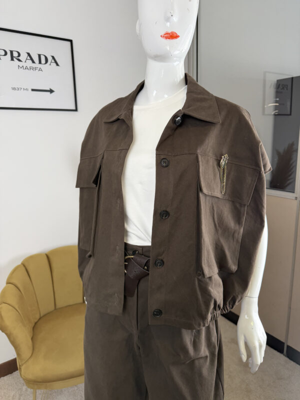 Bomber over in denim Nhebyná