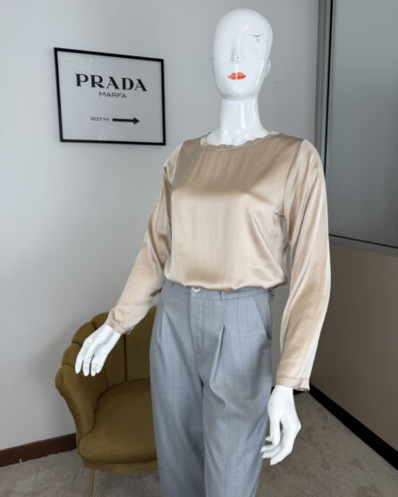 Maglia a maniche lunghe con finish satinato Nhebyná