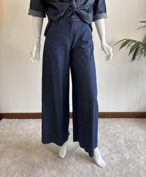 Pantaloni palazzo in Denim Pantaloni palazzo in Denim