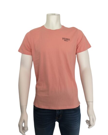T-shirt a maniche corte salmone | Lola SHop