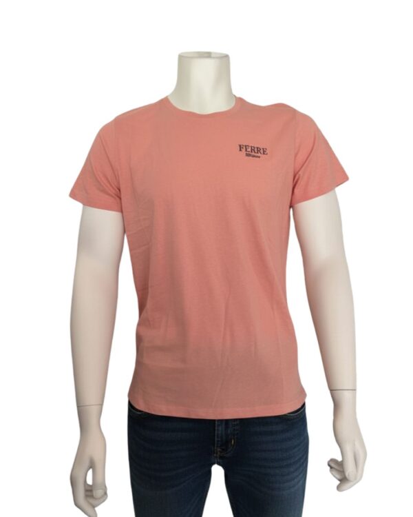 T-shirt a maniche corte salmone | Lola SHop